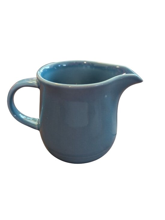Nancy Calhoun Other - Nancy Calhoun Light Blue Ceramic Creamer Pitcher Crackle Glaze Vintage Kitchenwa